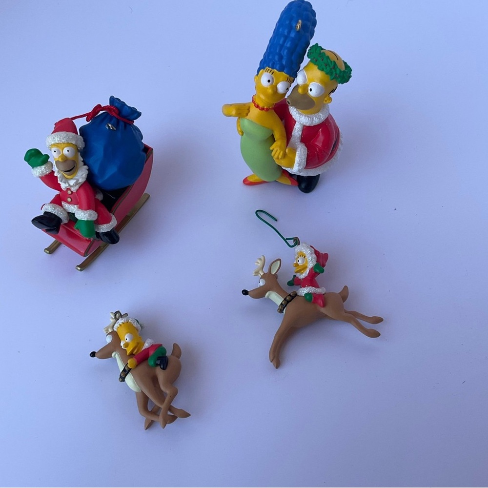 The Simpsons Ornament Set of 4